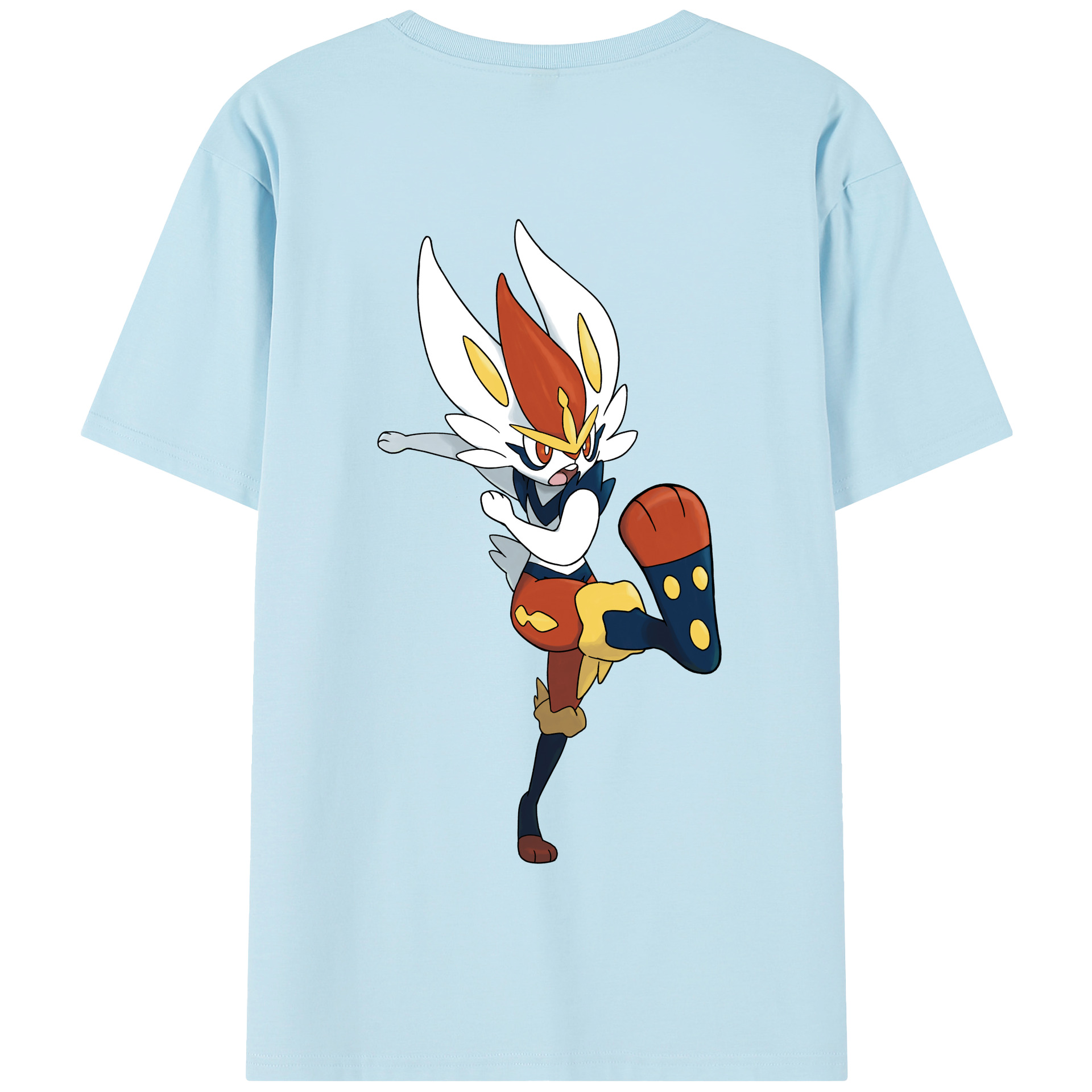 （画像用） ポケットモンスター Pokémon 綿100％半袖Tシャツ（背面プリント）